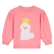 Daily Brat Daily Brat - Crew Sweater - Royal Cuddle - Pearls & Swines