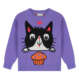 Daily Brat Daily Brat - Sweater - Midnight Muffin - Pearls & Swines