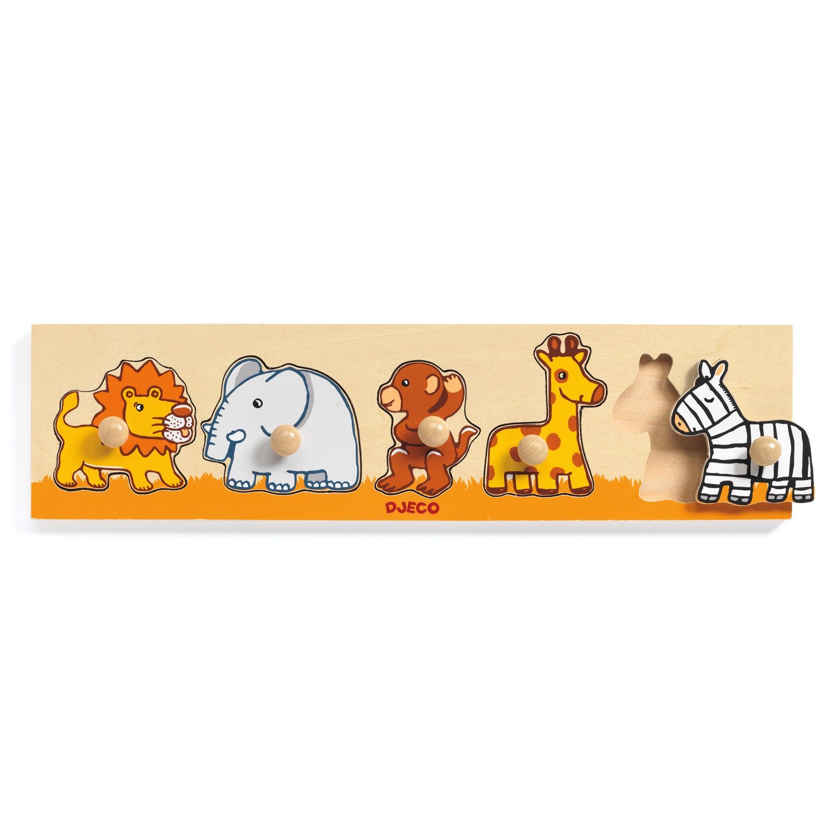 Djeco Djeco - Wooden Puzzle - Sava'n'co - Pearls & Swines