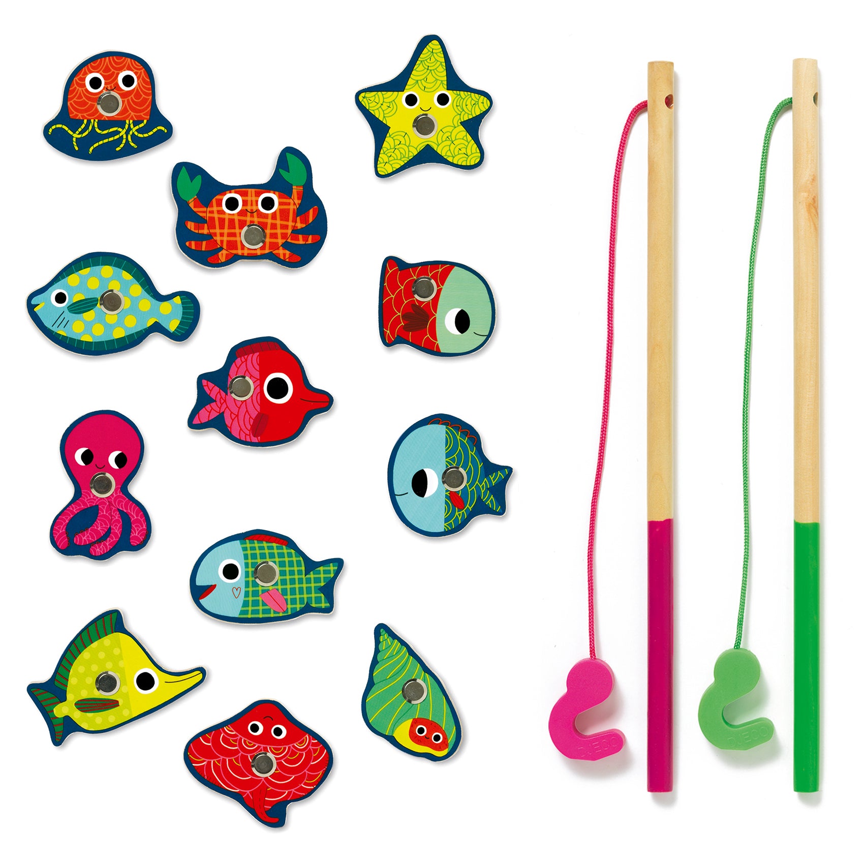 Djeco Djeco - Fishing - Colour - Pearls & Swines