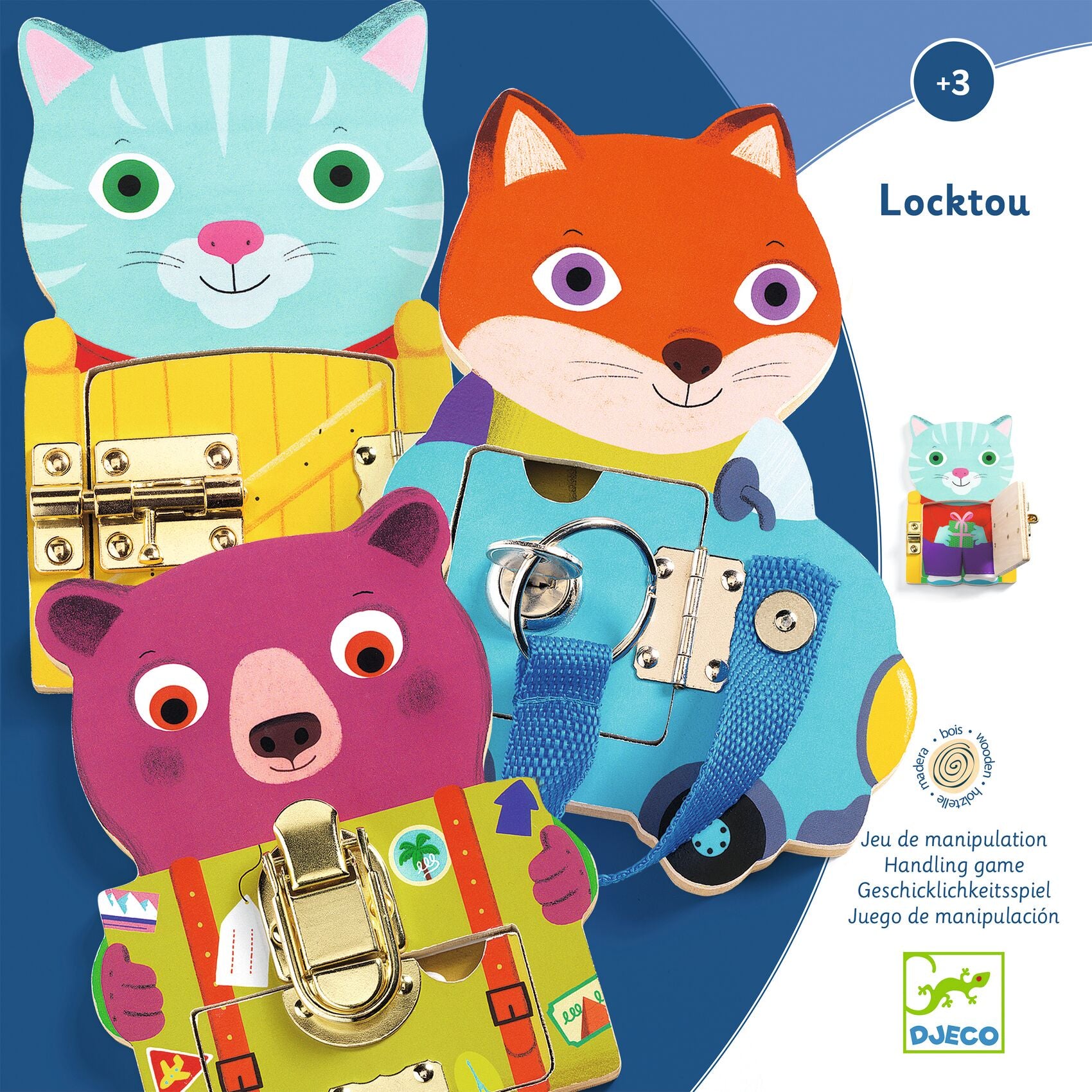 Djeco Djeco Handling Game - Locktou - Pearls & Swines