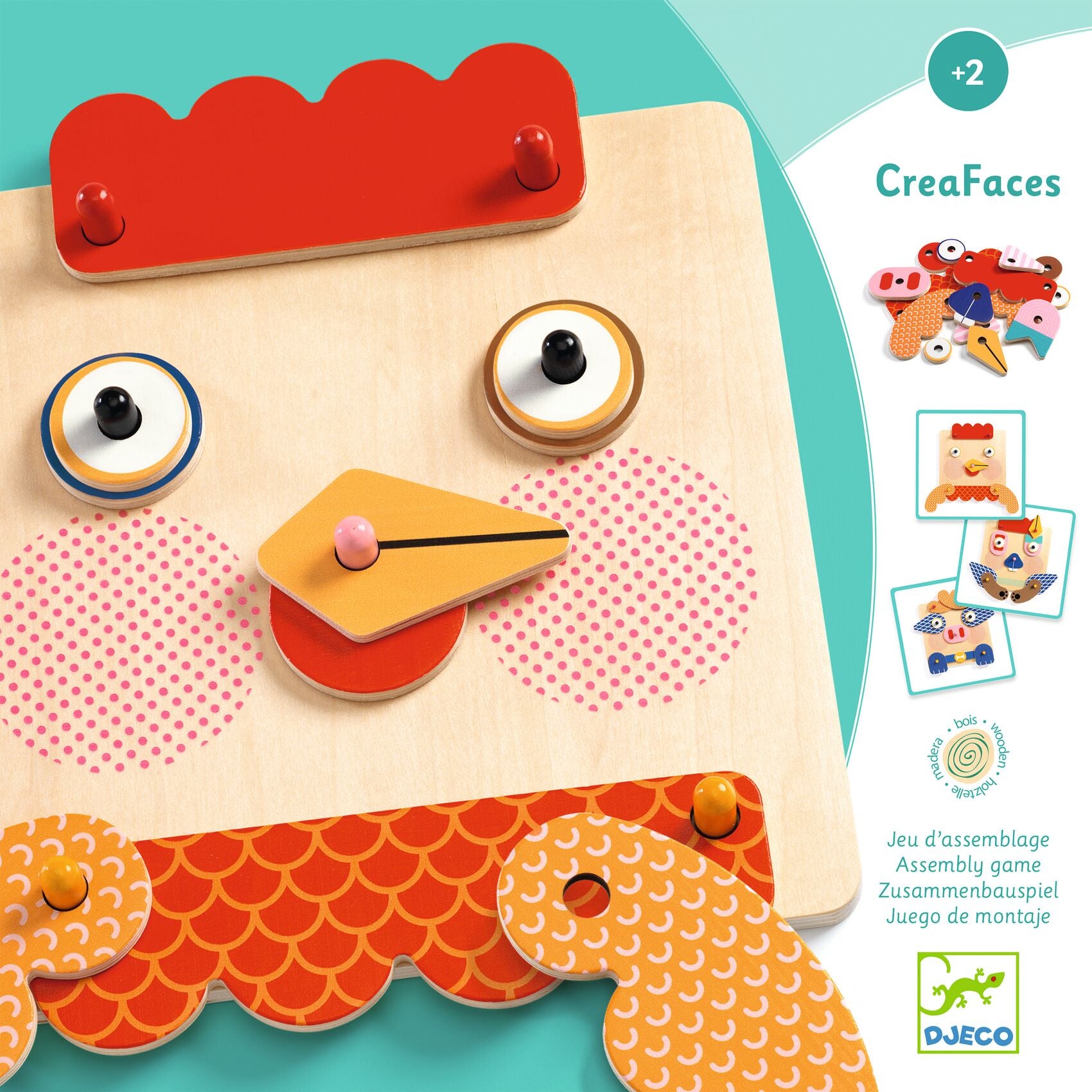 Djeco Djeco CreaFaces - Pearls & Swines