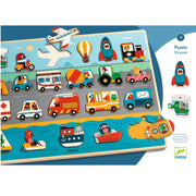 Djeco Djeco - Wooden Puzzle - Vroom - Pearls & Swines
