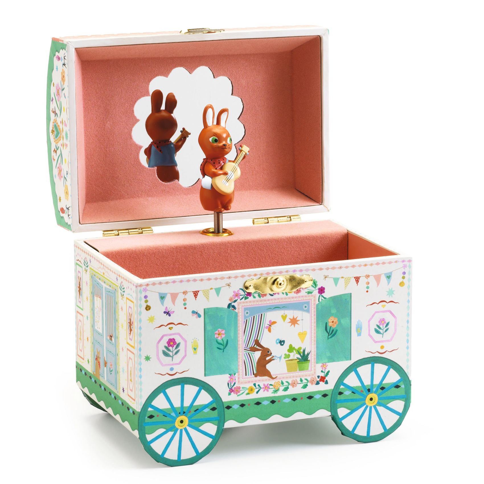 Djeco Djeco - Tune Box Cases - Enchanted Caravan - Pearls & Swines