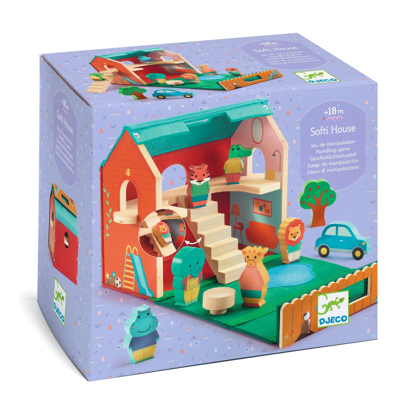 Djeco Djeco - Wooden toys - SoftiHouse - Pearls & Swines
