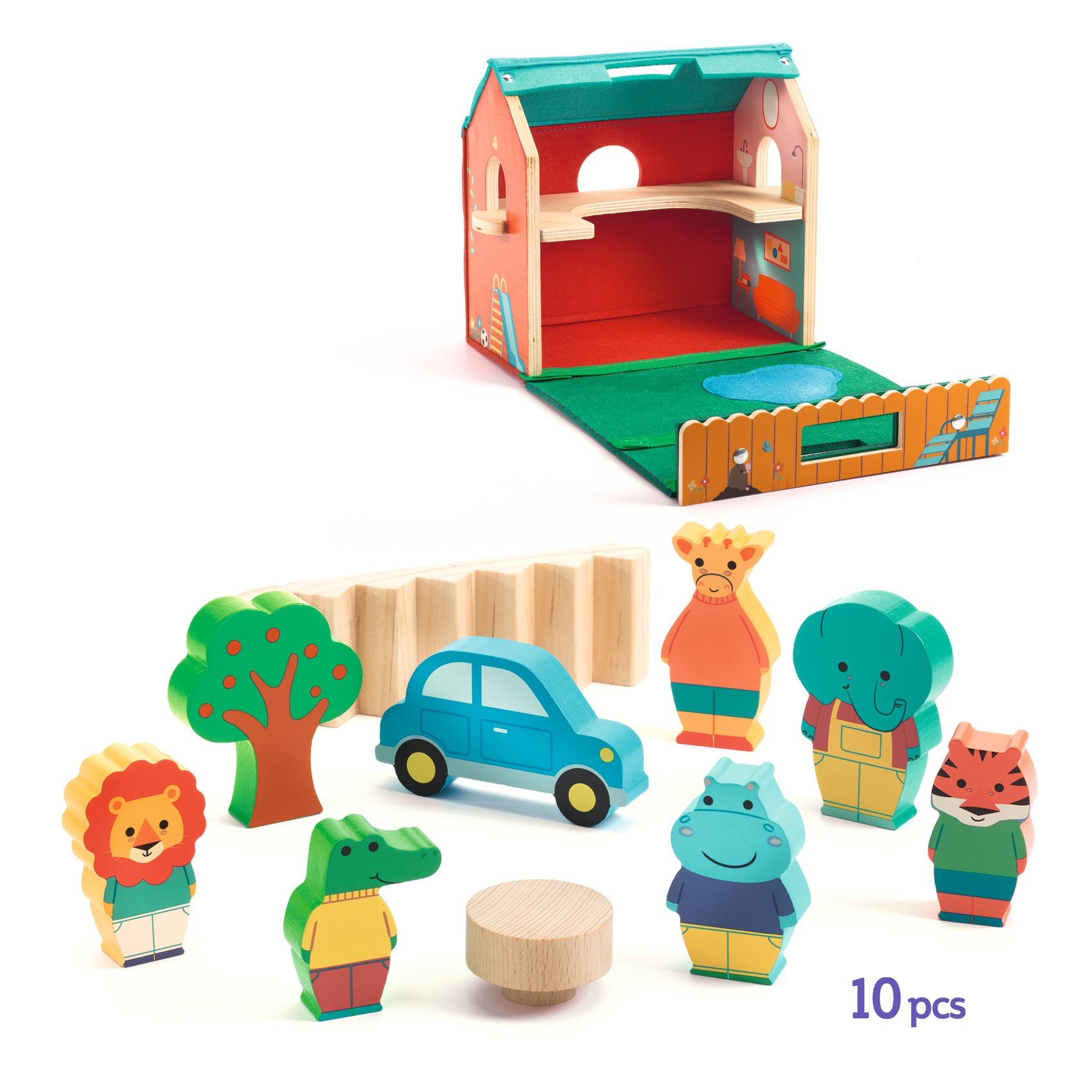Djeco Djeco - Wooden toys - SoftiHouse - Pearls & Swines