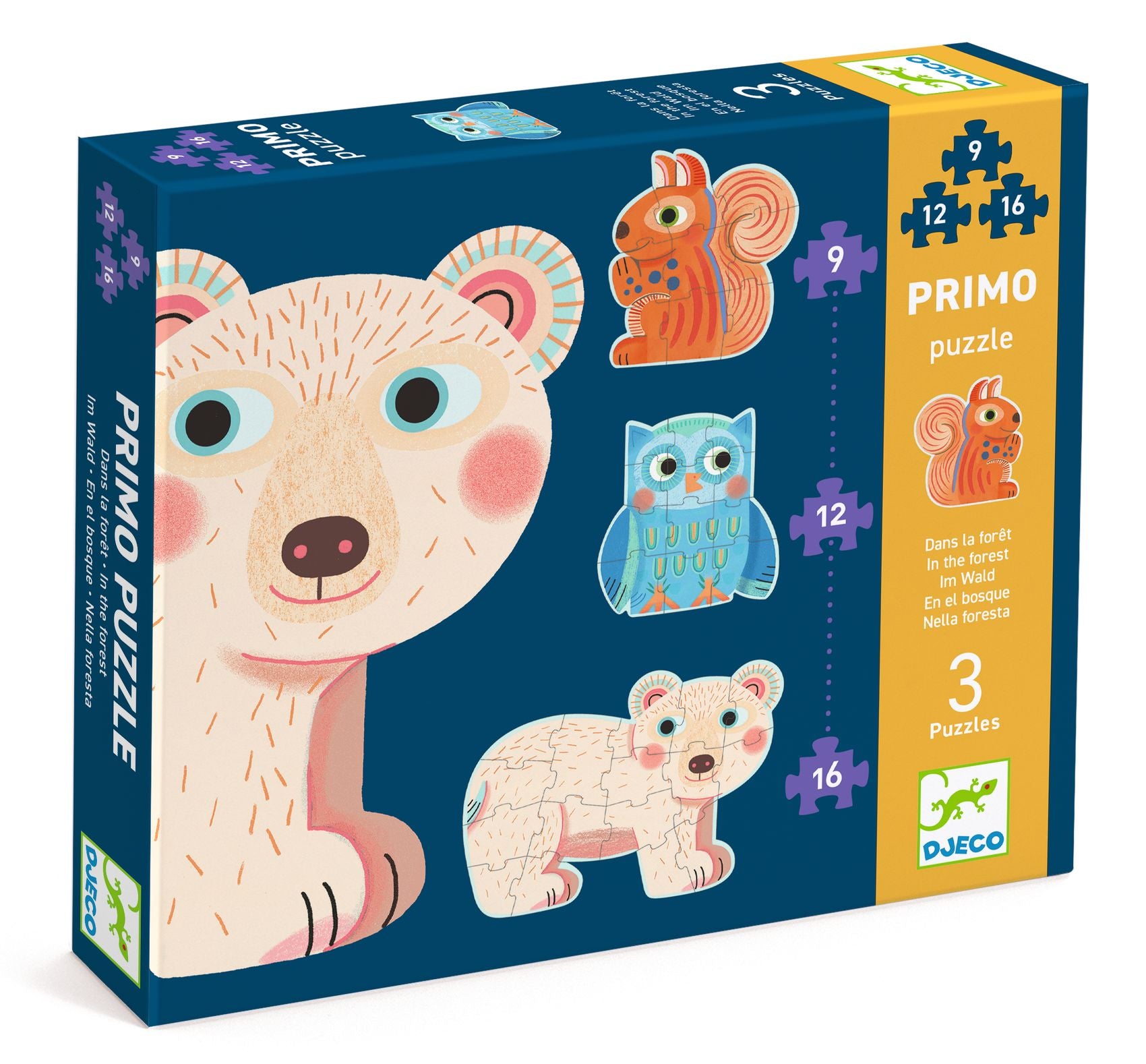 Djeco - Reuze Puzzel - Marmoset &amp; vrienden