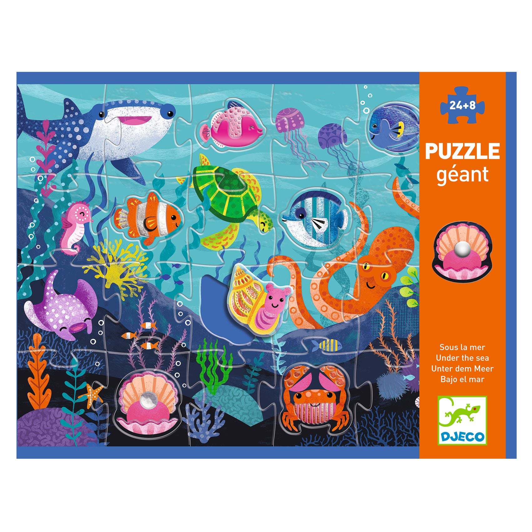 Djeco Djeco - Puzzle - Under the sea - Pearls & Swines