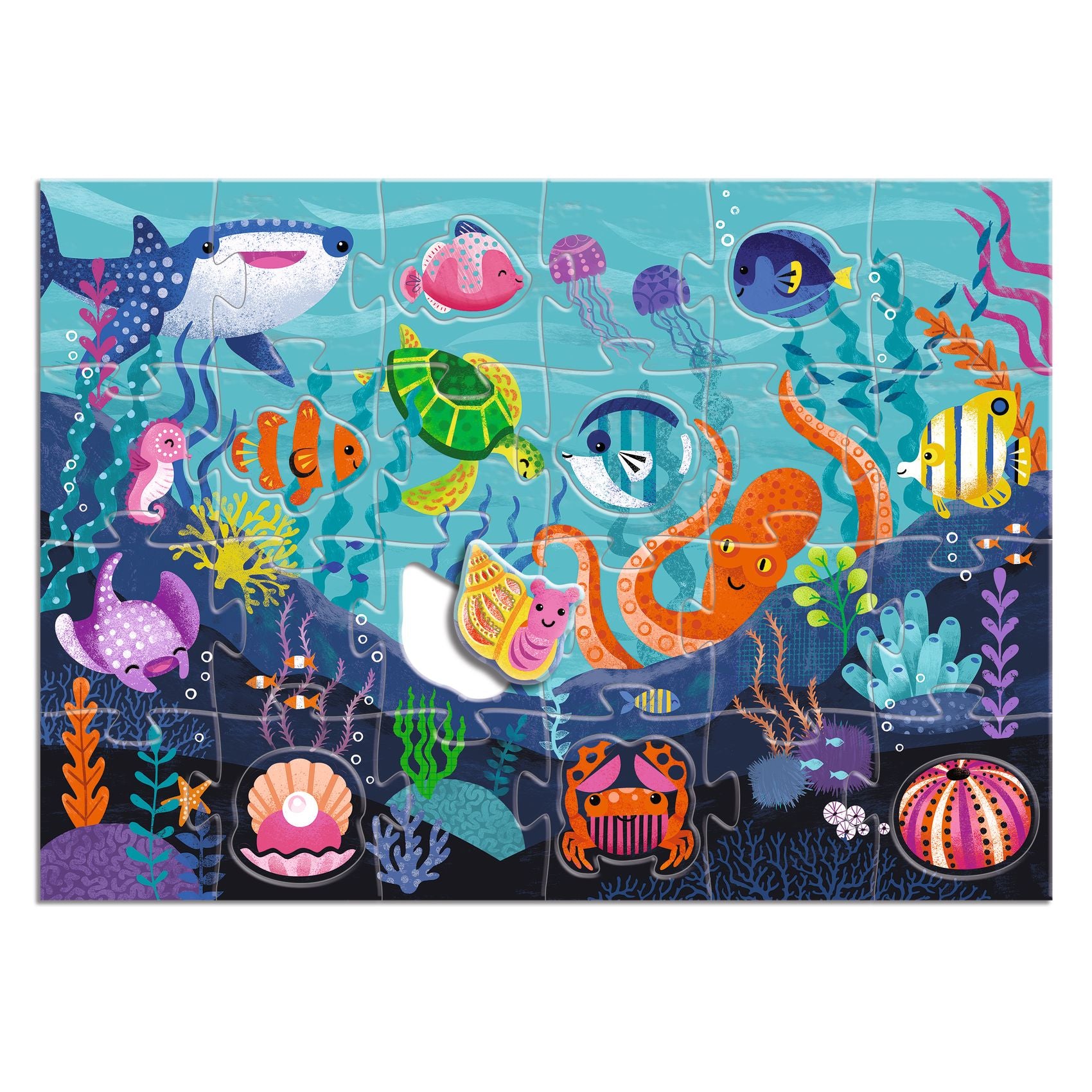 Djeco Djeco - Puzzle - Under the sea - Pearls & Swines