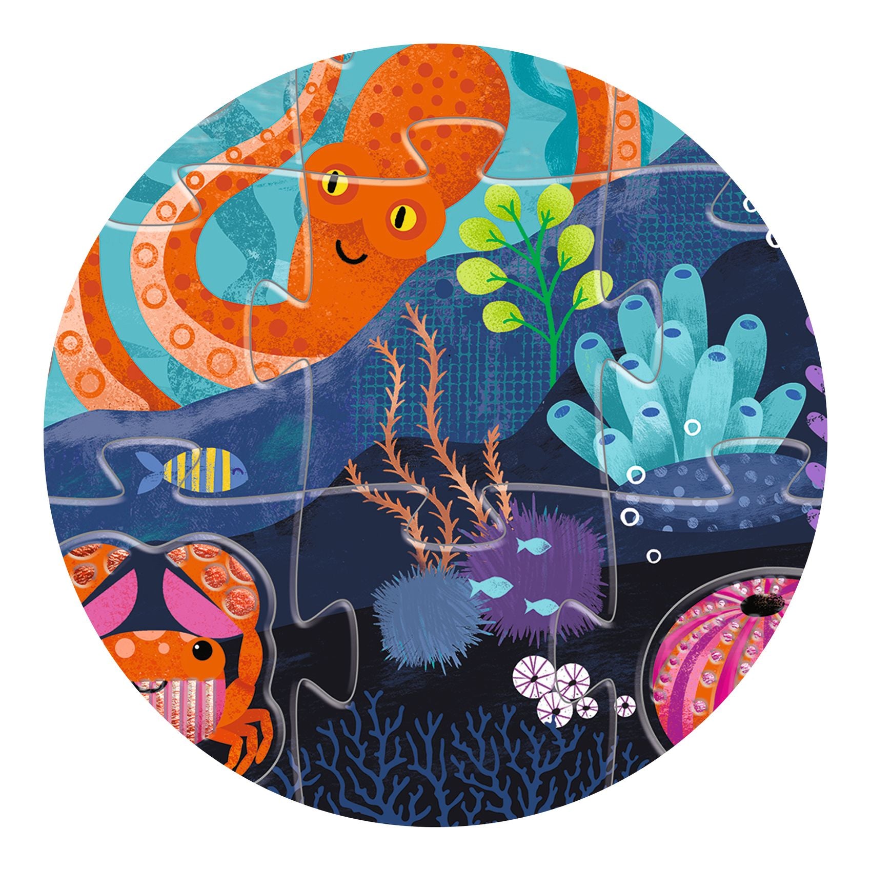 Djeco Djeco - Puzzle - Under the sea - Pearls & Swines