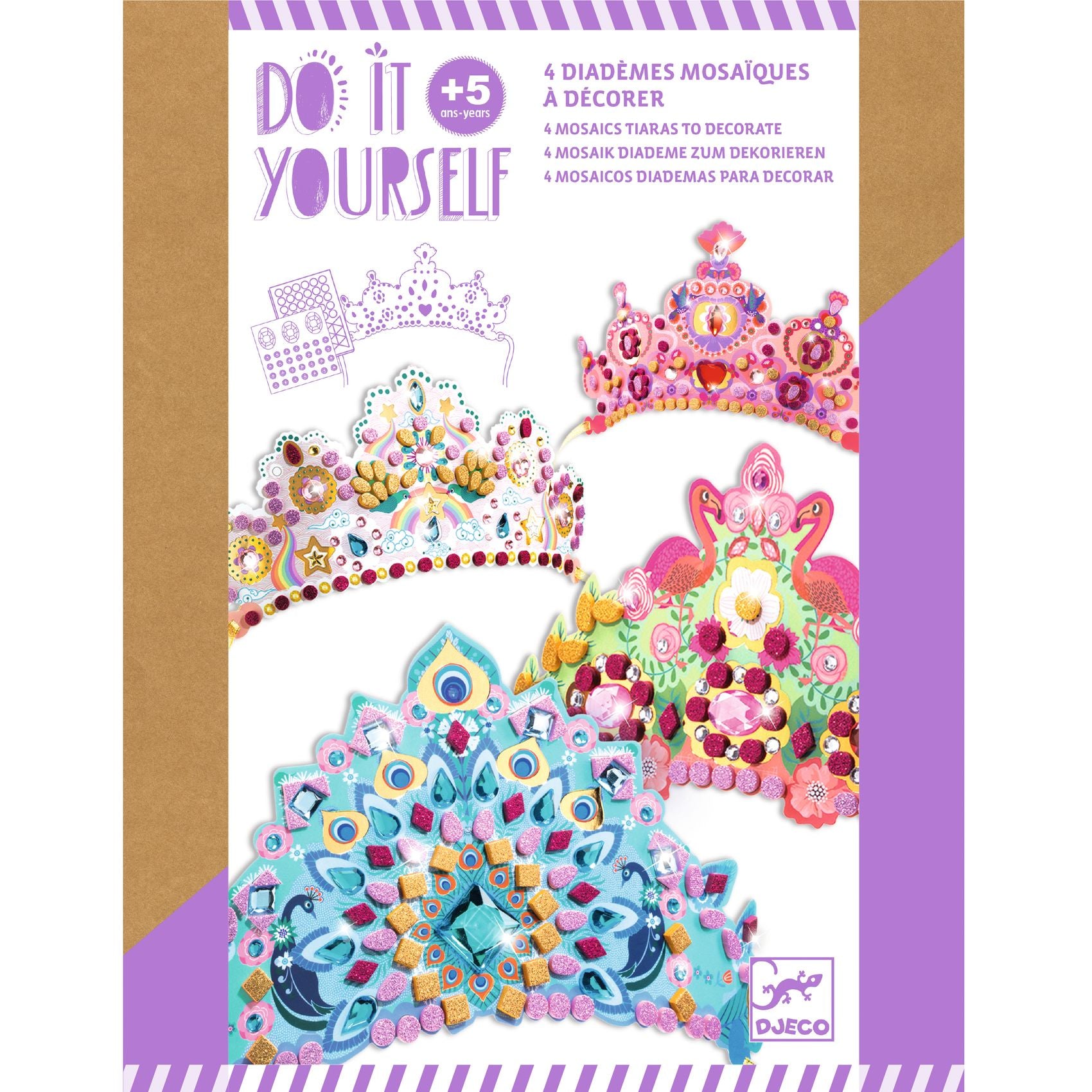 Djeco Djeco DIY Diadems - Like a princess - Pearls & Swines