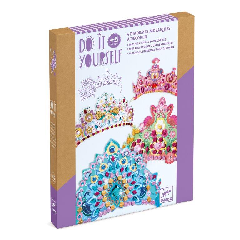 Djeco Djeco DIY Diadems - Like a princess - Pearls & Swines
