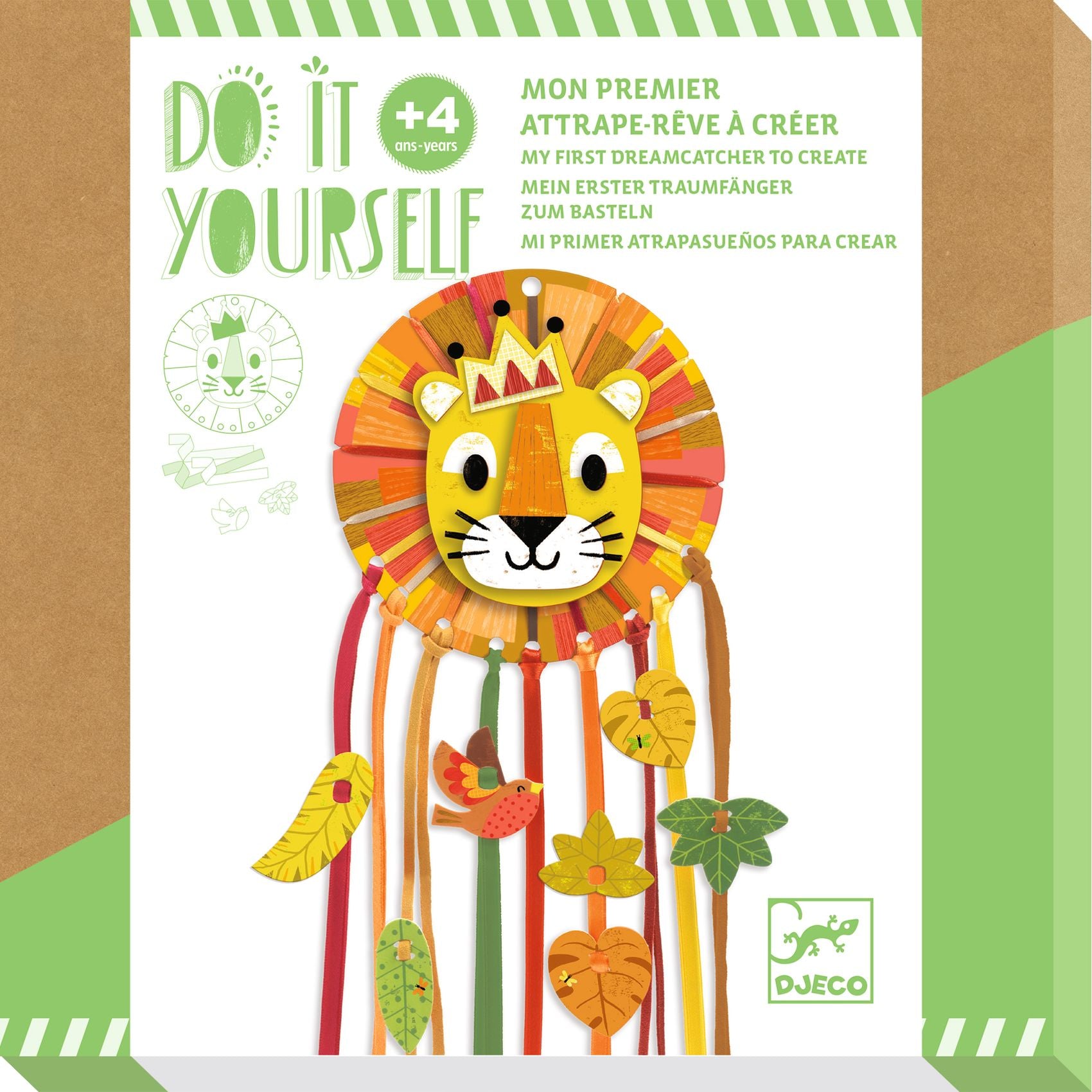 Djeco Djeco DIY Dream Catcher - Little Lion - Pearls & Swines