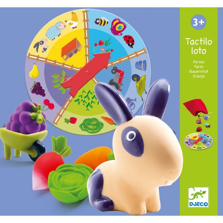 Djeco Djeco Tactilo Loto Farm - Pearls & Swines