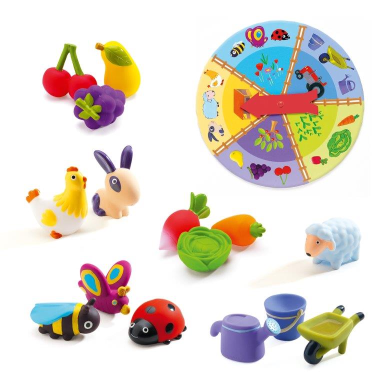 Djeco Djeco Tactilo Loto Farm - Pearls & Swines