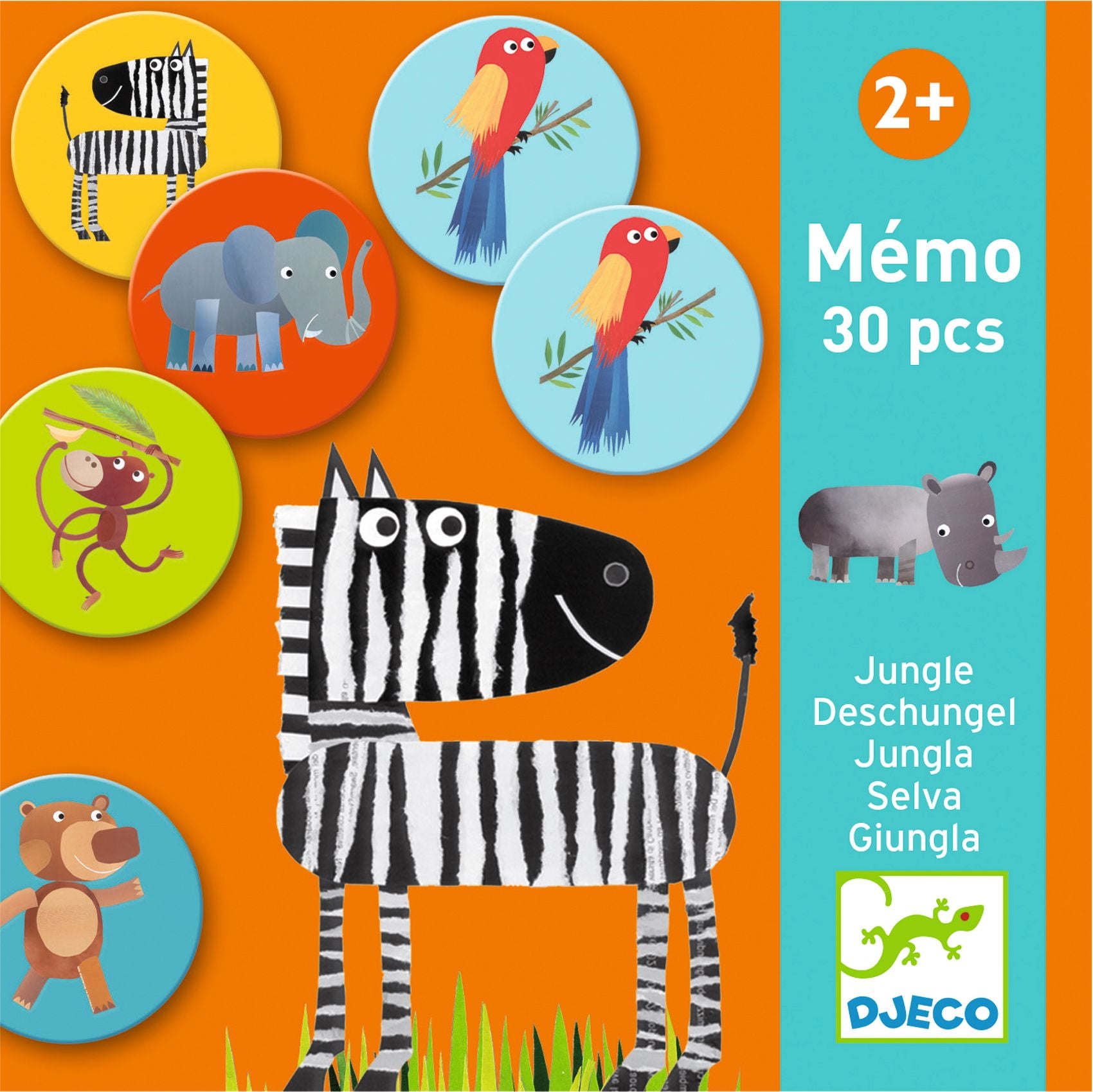 Djeco Djeco Memo jungle - Pearls & Swines