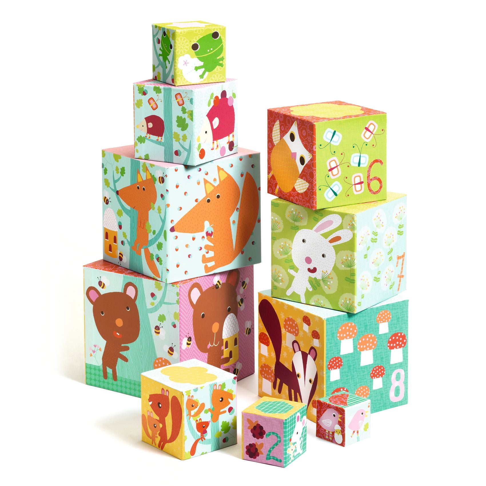 Djeco Djeco - Blocks - Forest - Pearls & Swines