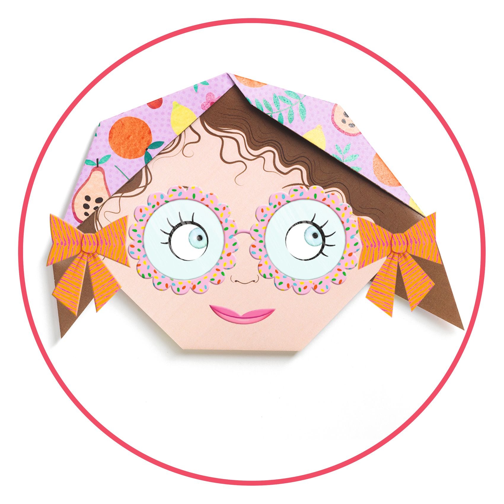 Djeco Djeco - Origami - Pretty Faces - Pearls & Swines