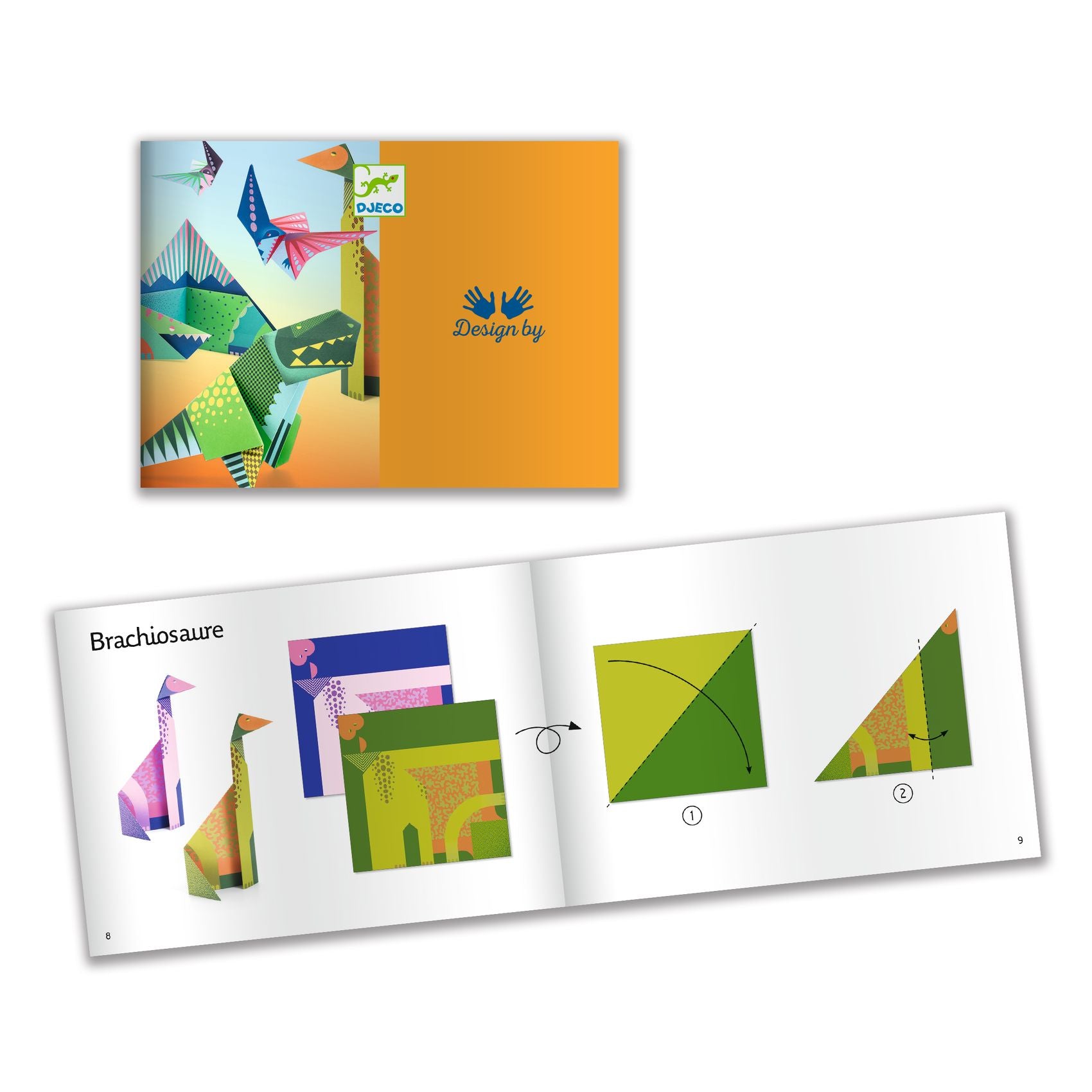 Djeco Djeco - Origami - Dinosaurs - Pearls & Swines