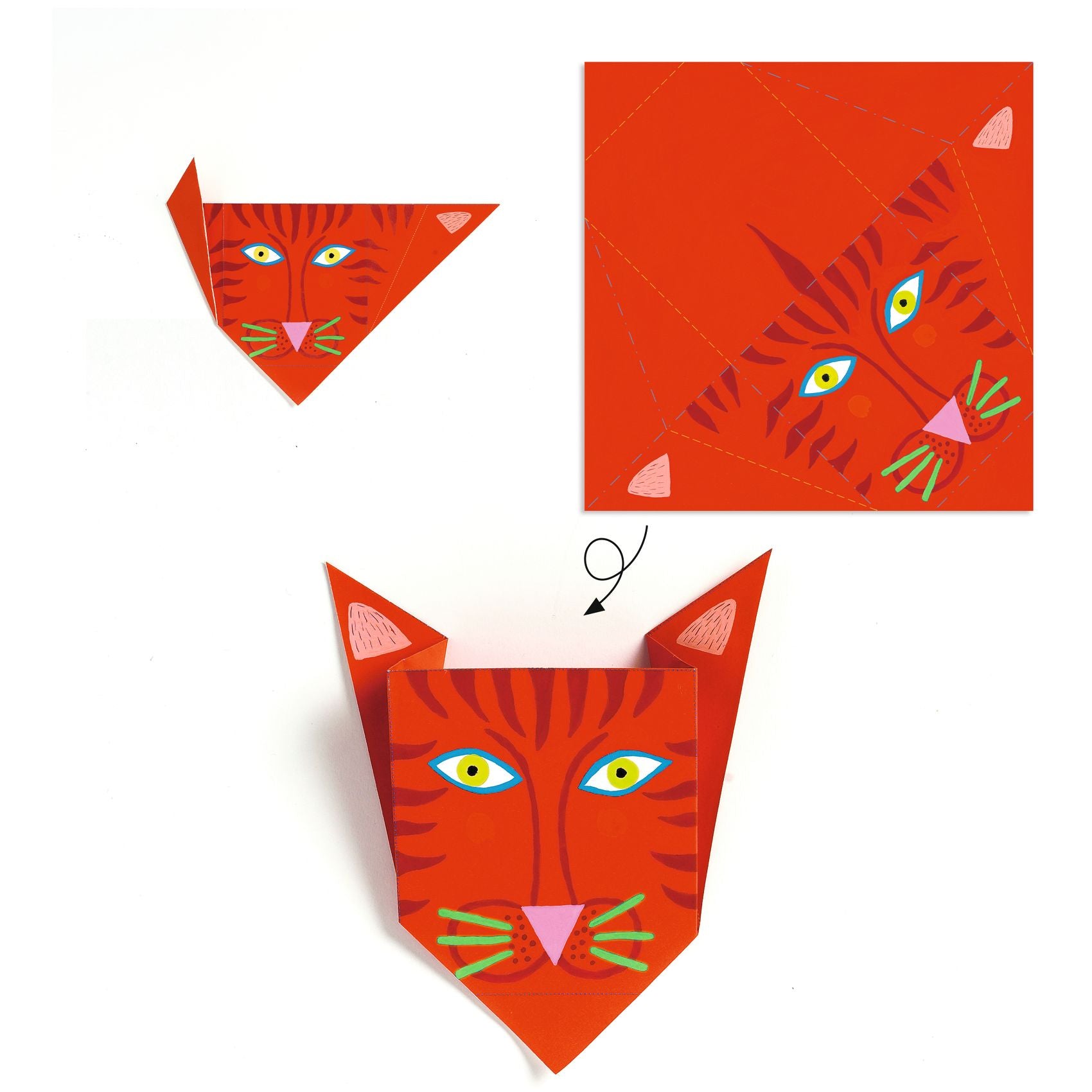 Djeco Djeco - Origami - Animals - Pearls & Swines