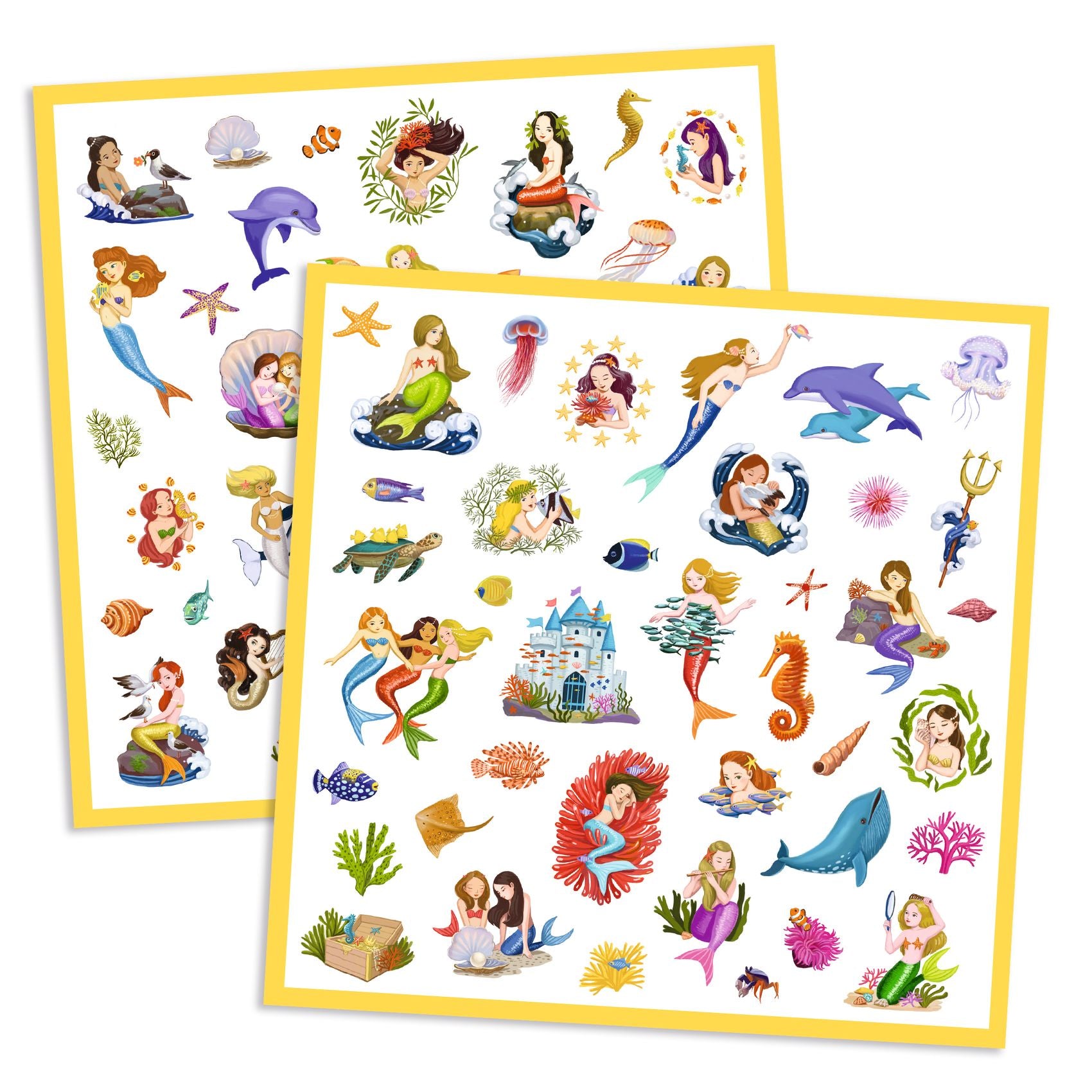 Djeco - Stickers - Mermaids