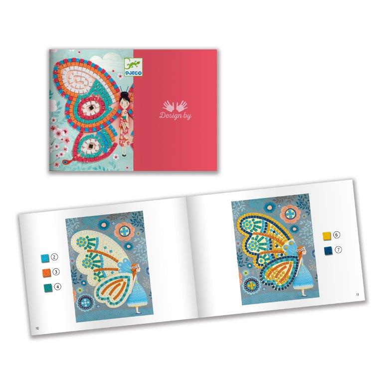 Djeco Djeco Mosaics - Butterflies - Pearls & Swines