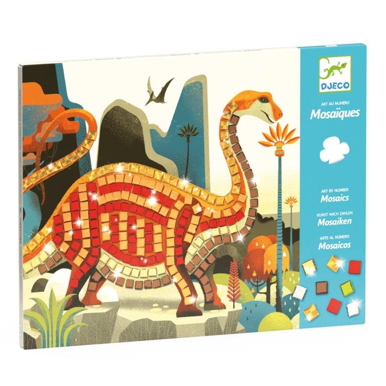 Djeco Djeco Mosaics - Dinosaurs - Pearls & Swines