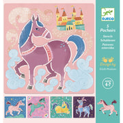 Djeco Djeco - Stencils - Horses - Pearls & Swines