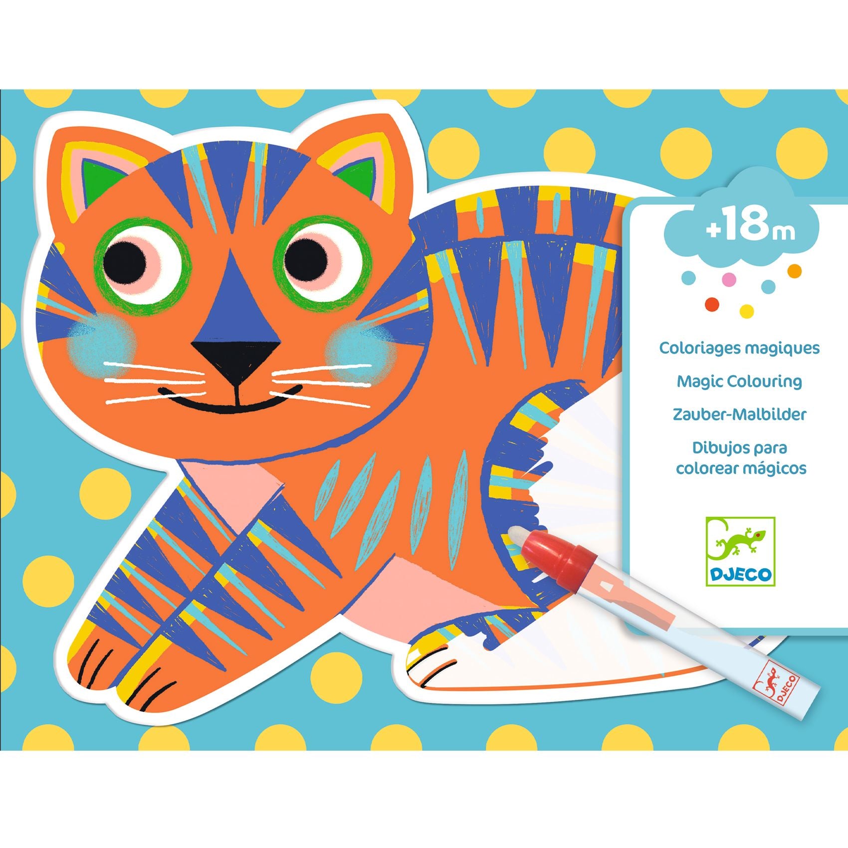 Djeco Djeco - Magic Colouring - Animalo-Ma - Pearls & Swines