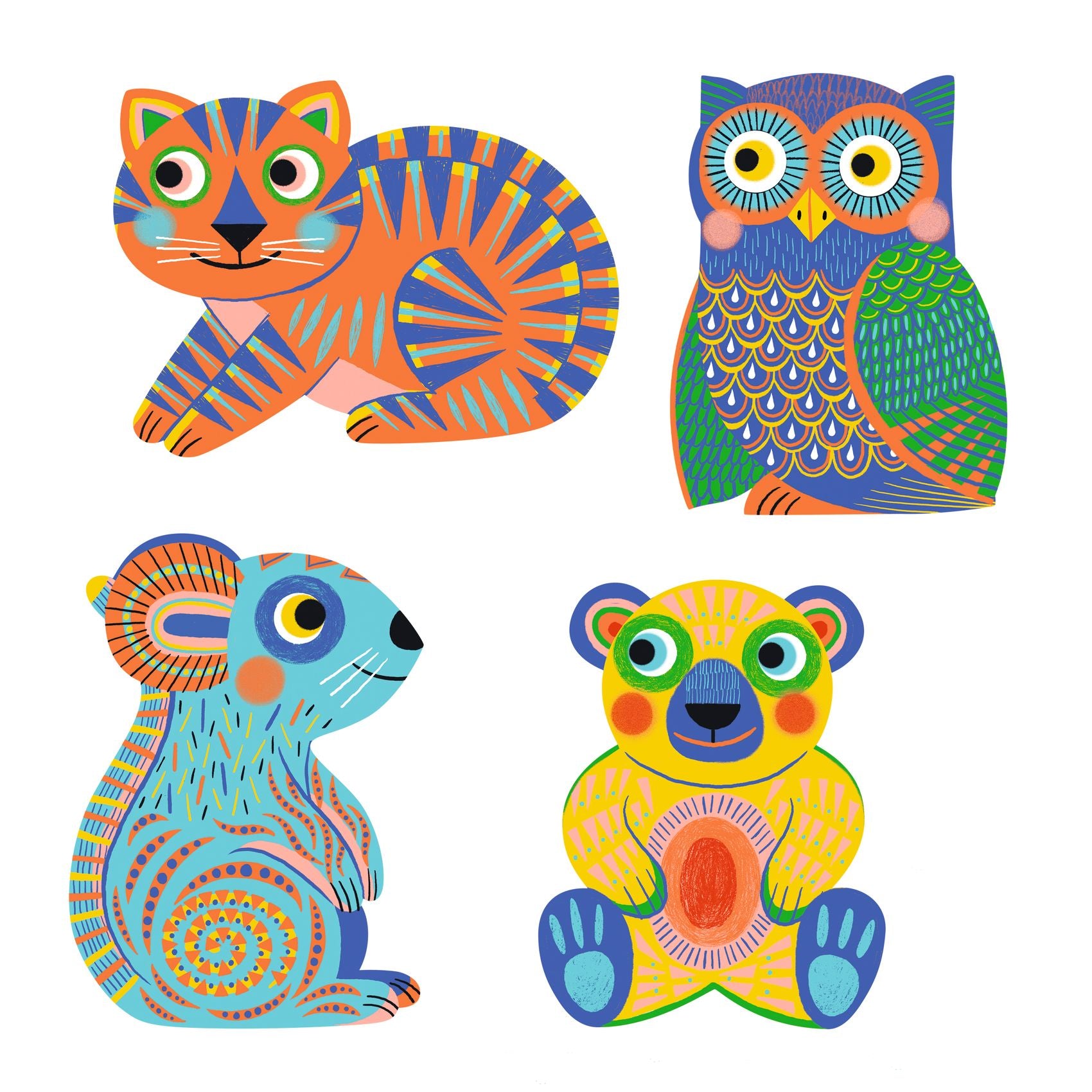 Djeco Djeco - Magic Colouring - Animalo-Ma - Pearls & Swines
