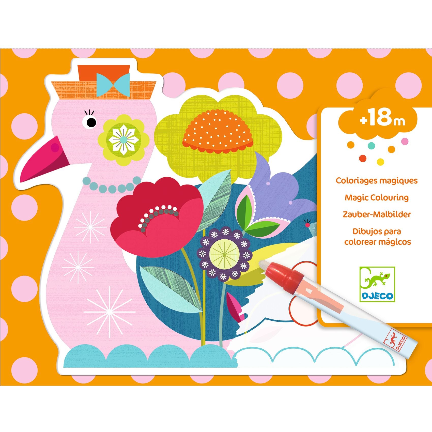 Djeco Djeco - Magic Colouring - Animalo-Len - Pearls & Swines