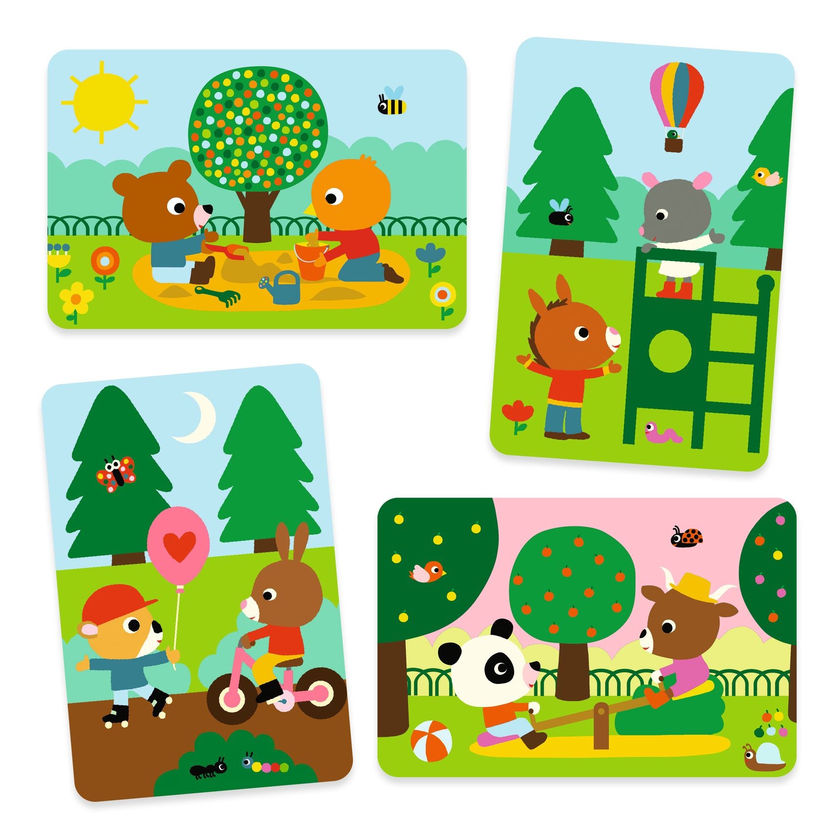 Djeco Djeco - Magic Colouring - In the Park - Pearls & Swines