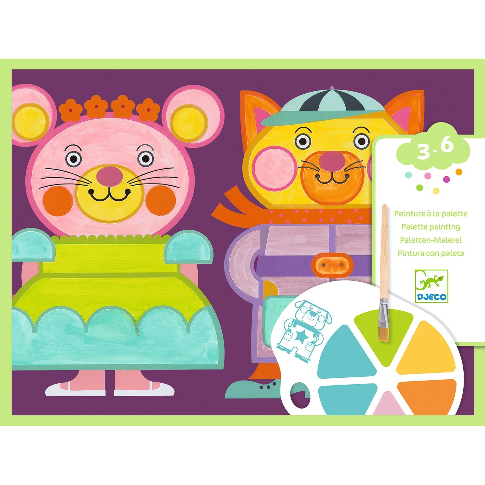 Djeco - Palette painting - Chubby cheeks