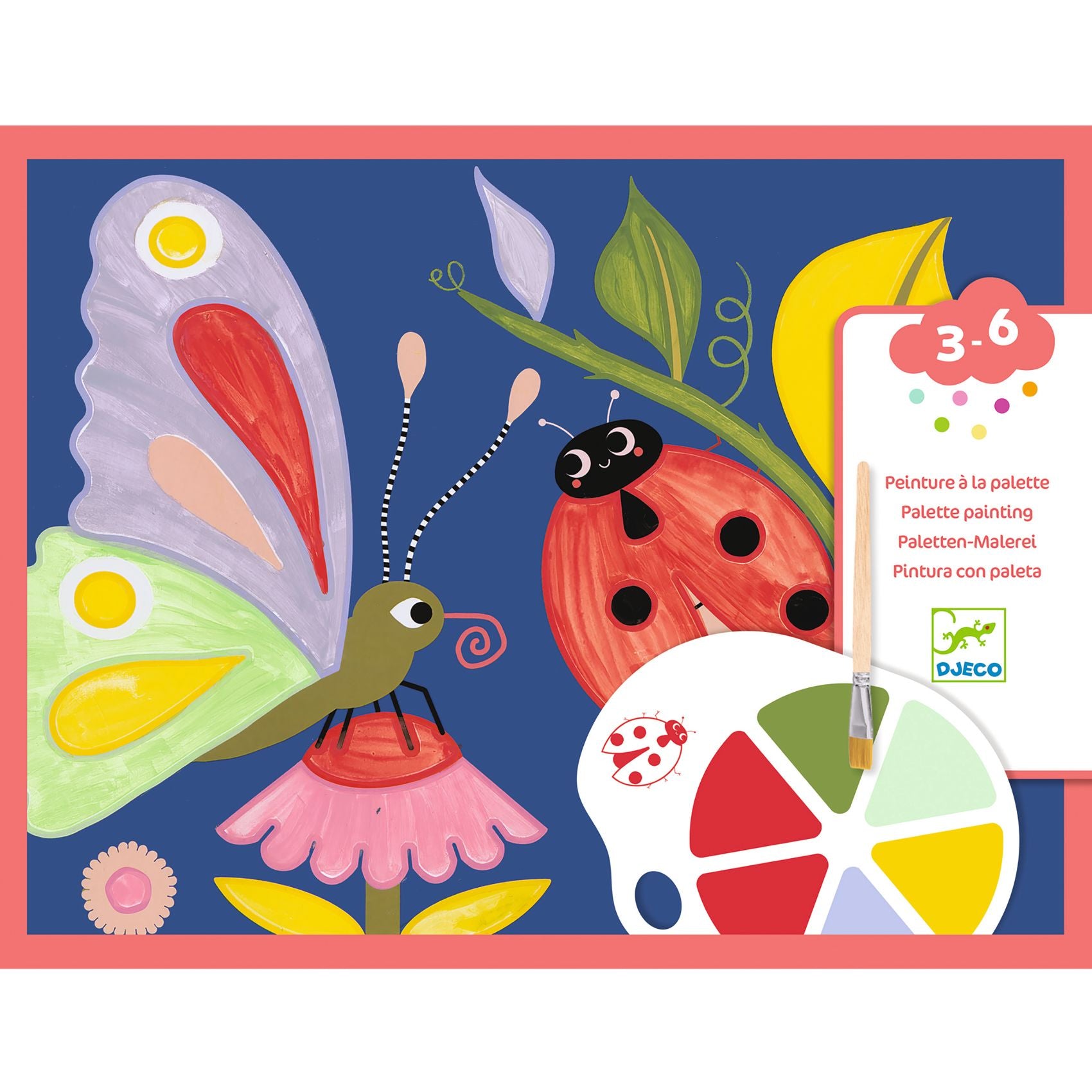 Djeco - Palette painting - Creepy crawlies