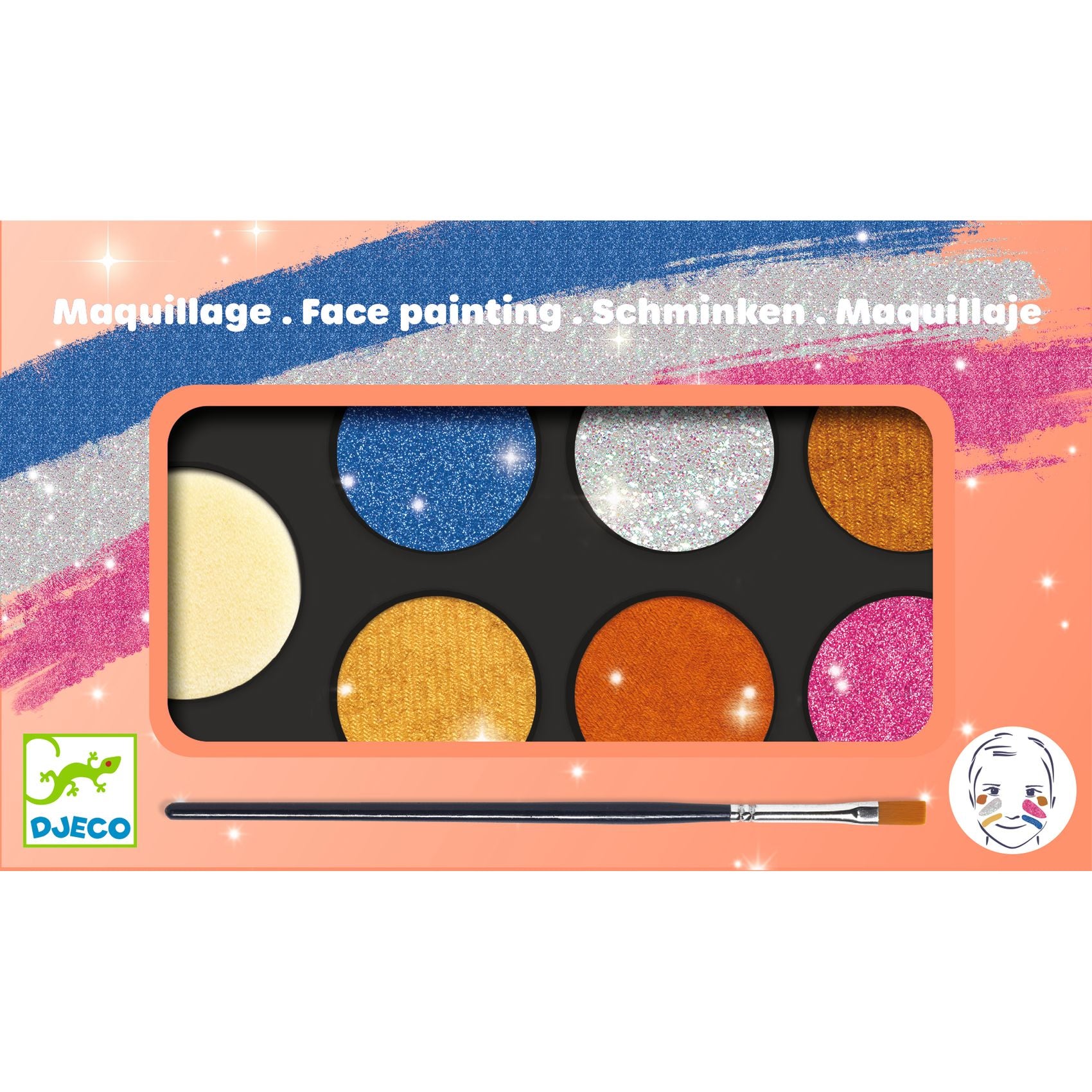 Djeco Djeco - Body art - Metallic - Pearls & Swines
