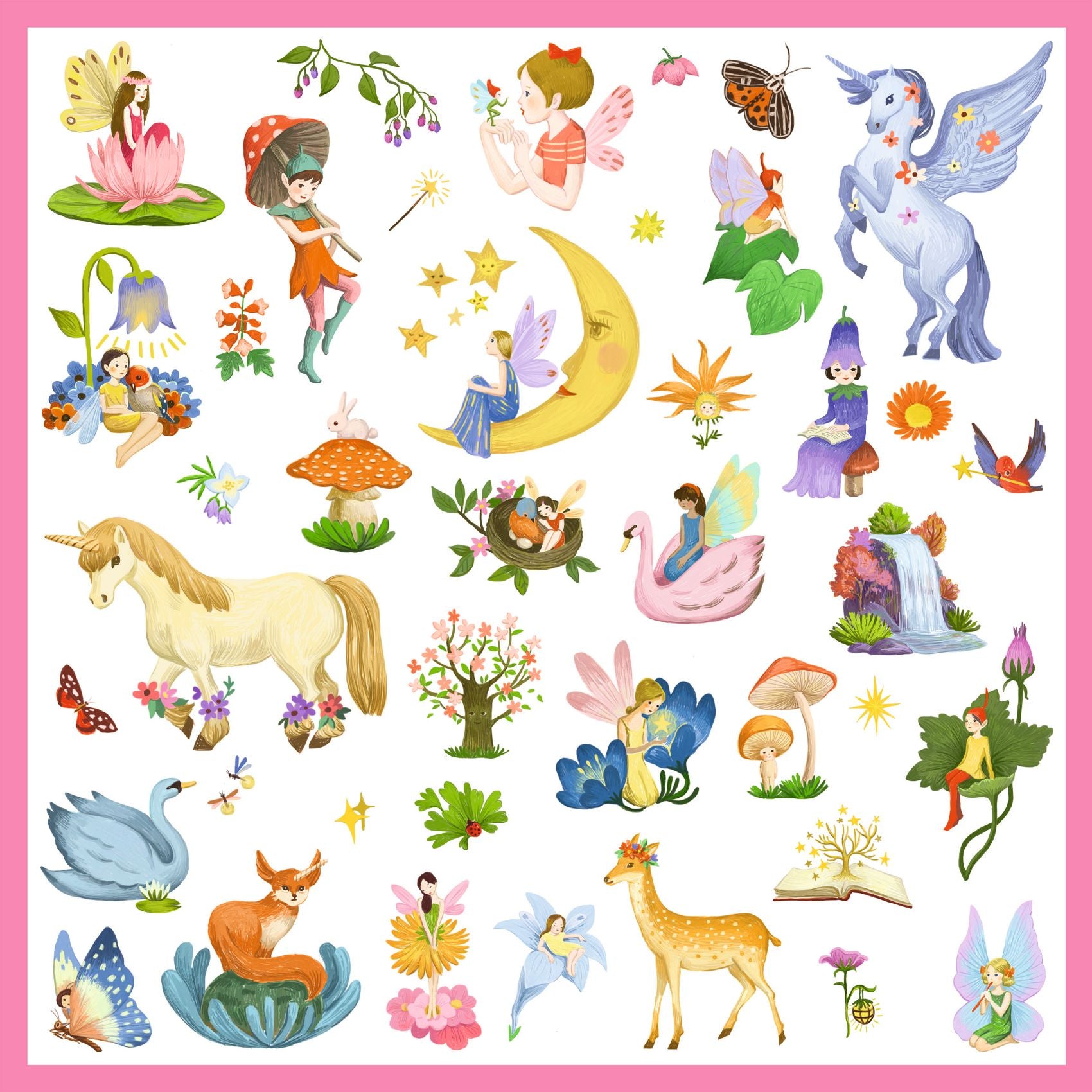 Djeco Djeco Stickers - Fantasy - Pearls & Swines