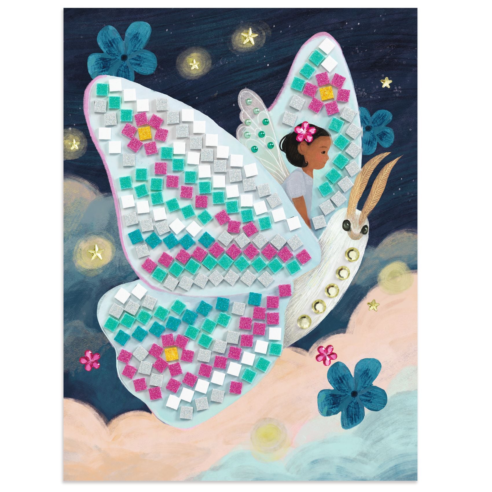 Djeco Djeco Mosaic Set - The Enchanted World - Pearls & Swines