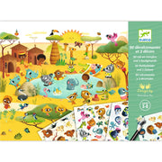 Djeco Djeco Decalos - Savannah, Desert and North Pole - Pearls & Swines