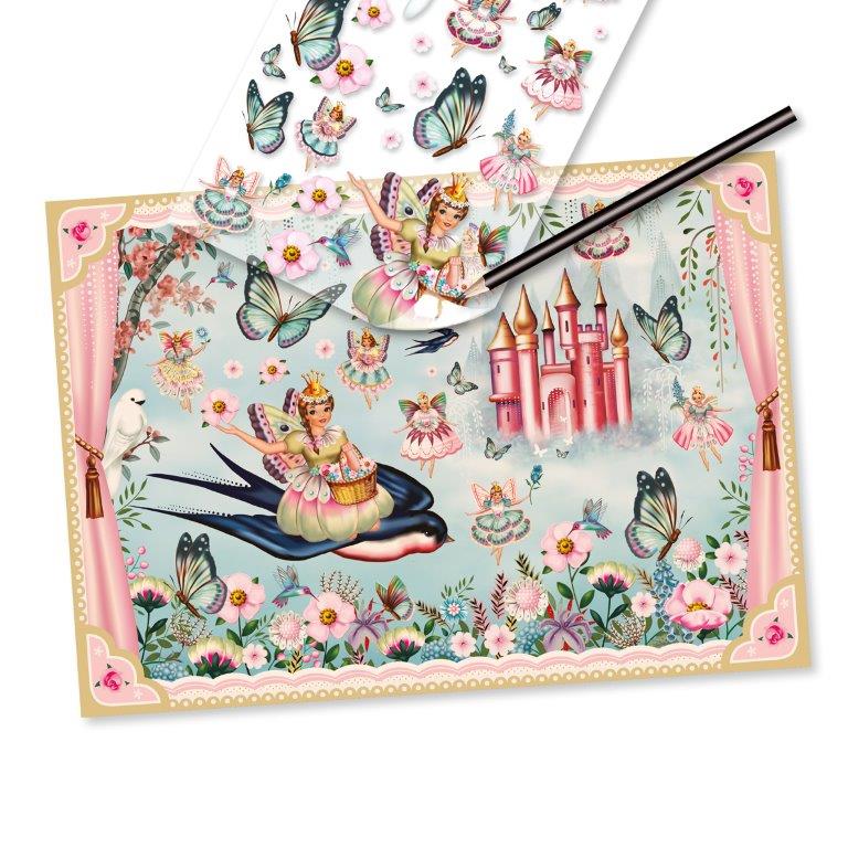 Djeco Djeco Decalos - In Fairyland - Pearls & Swines