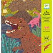 Djeco Djeco Scratch Cards - When Dinosaurs Reigned - Pearls & Swines