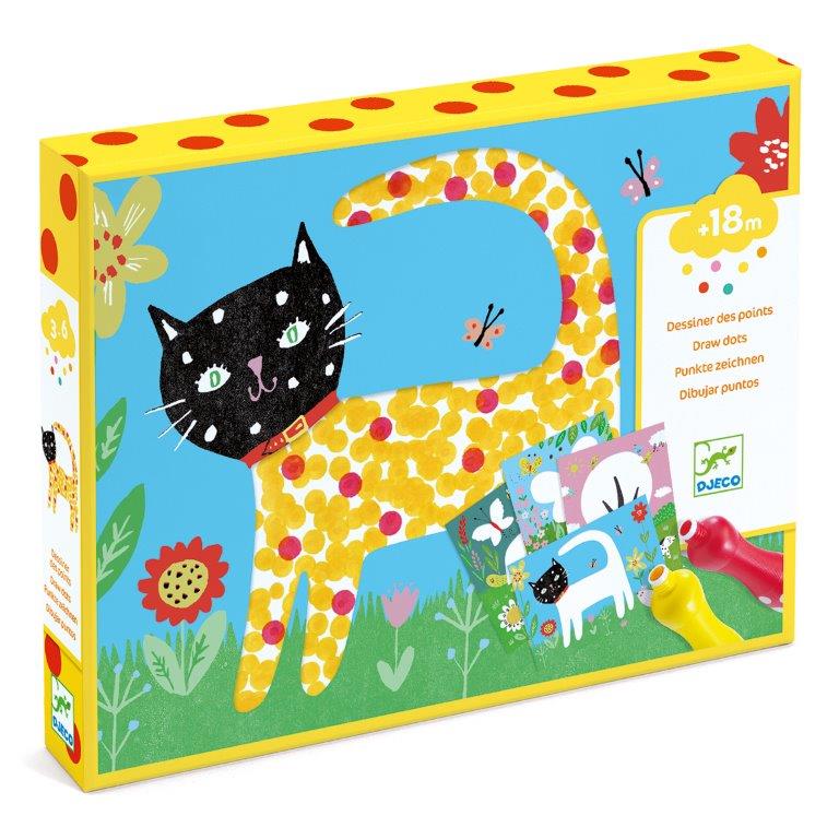 Djeco Djeco Clean Paint - Small Dots - Pearls & Swines