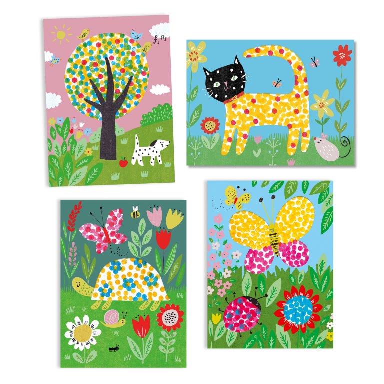 Djeco Djeco Clean Paint - Small Dots - Pearls & Swines