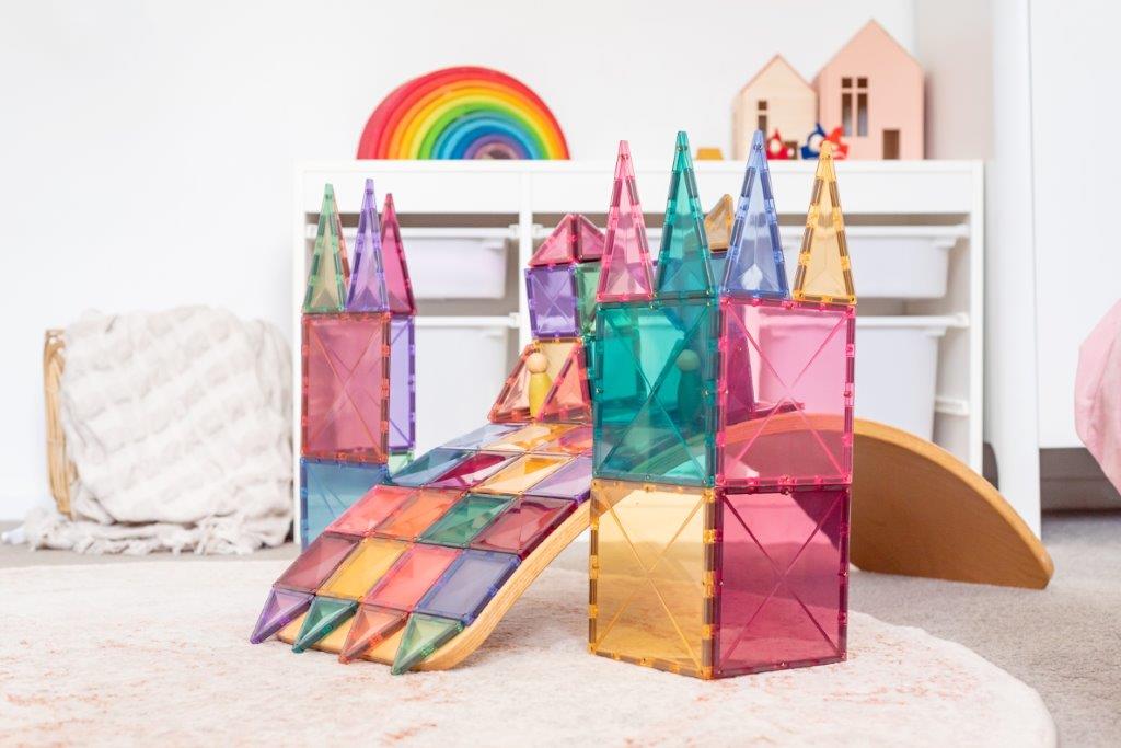 Connetix Tiles Connetix Tiles - Pastel Starter - Pack 64 pc - Pearls & Swines