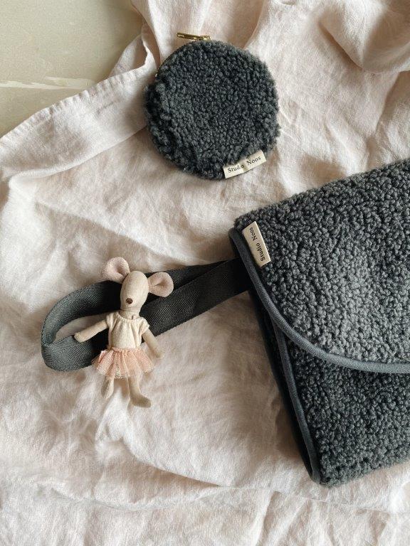 Pearls & Swines Studio Noos - Teddy Changing Mat - Dark Grey - Pearls & Swines
