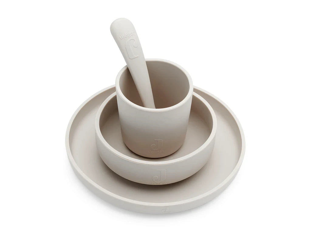 Jollein Jollein - Dinnerset - Nougat - Pearls & Swines