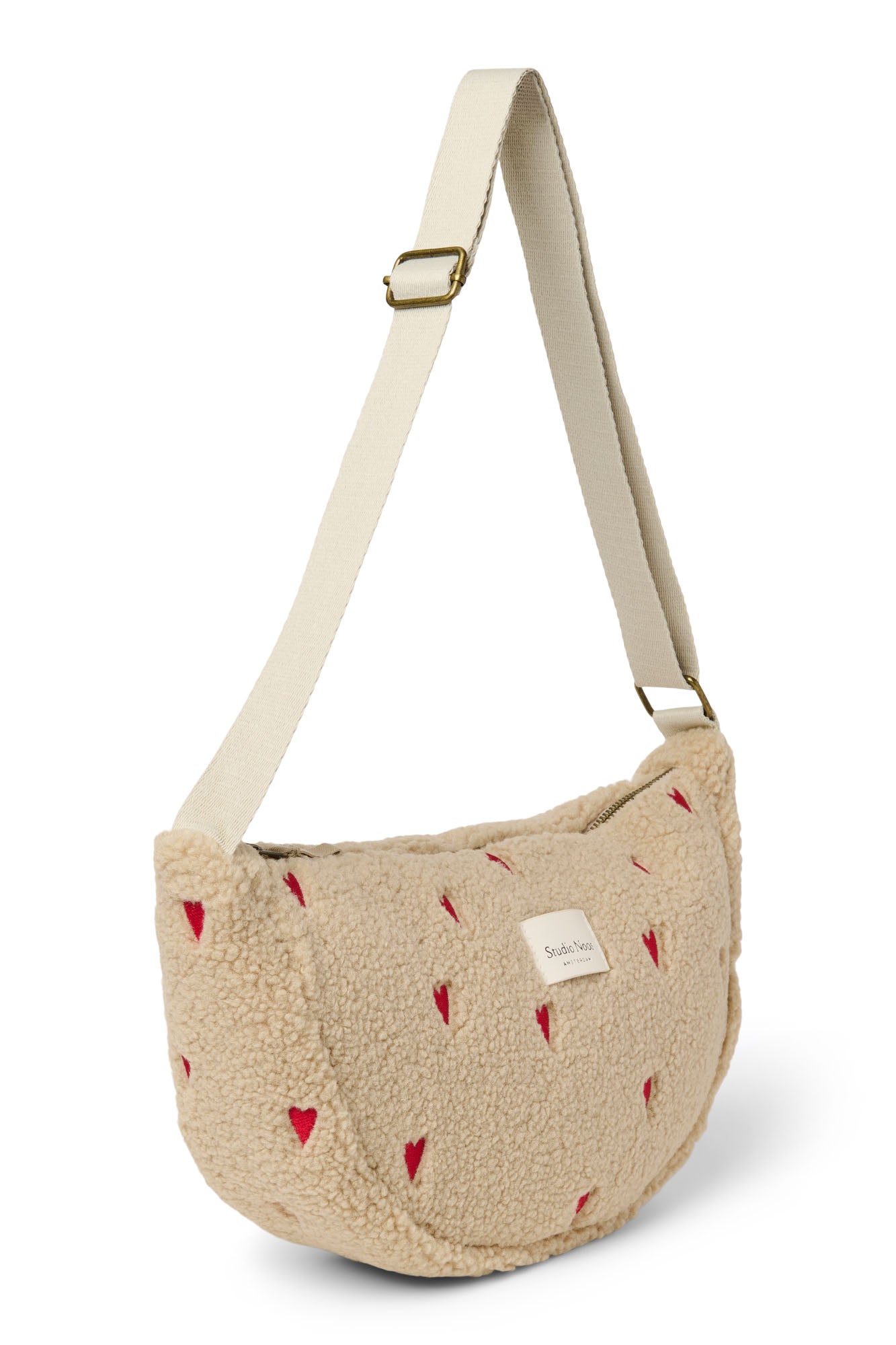 Pearls & Swines Studio Noos - Teddy Fanny Pack - Ecru Hearts - Pearls & Swines