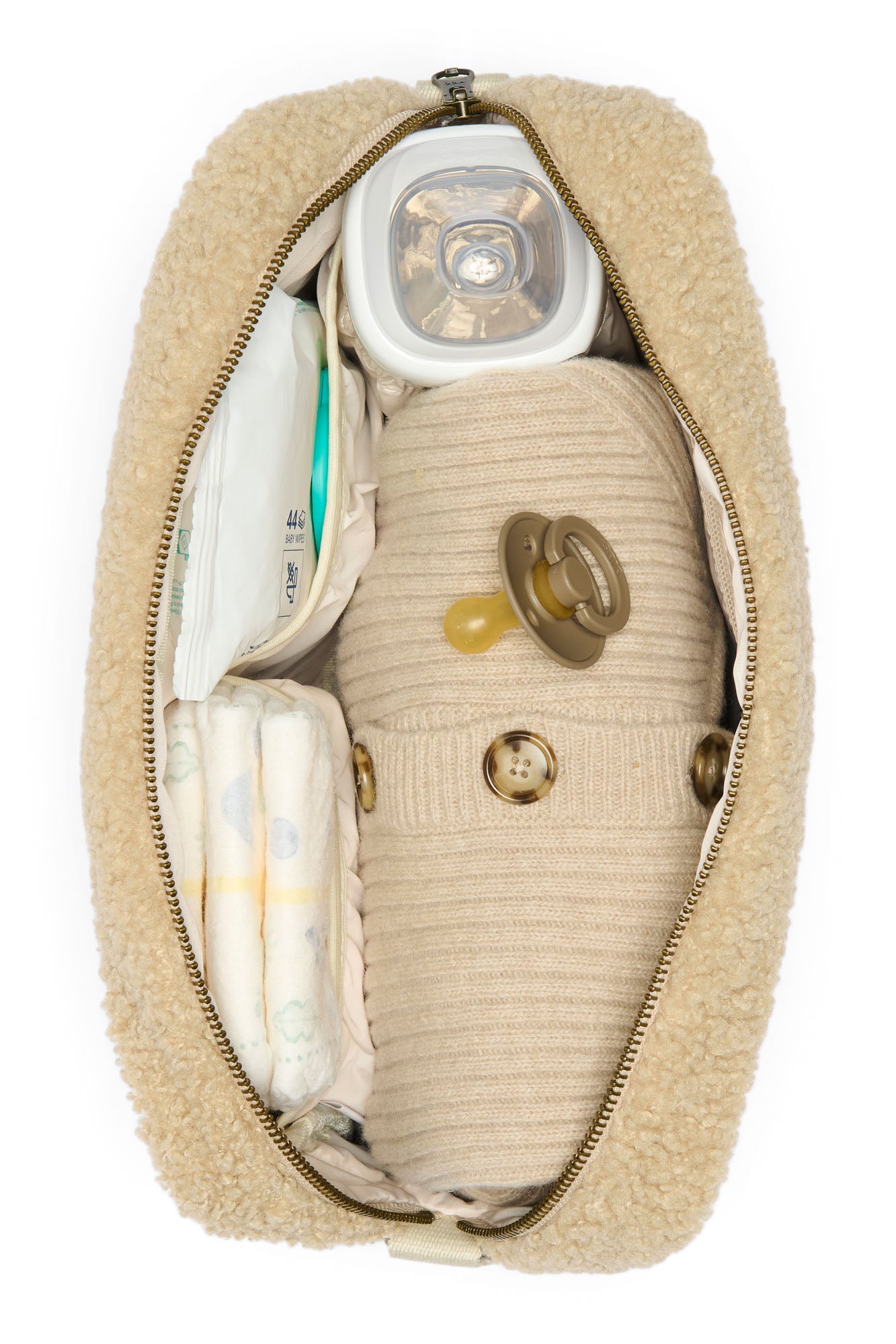 Pearls & Swines Studio Noos - Teddy Stroller Organizer - Ecru - Pearls & Swines