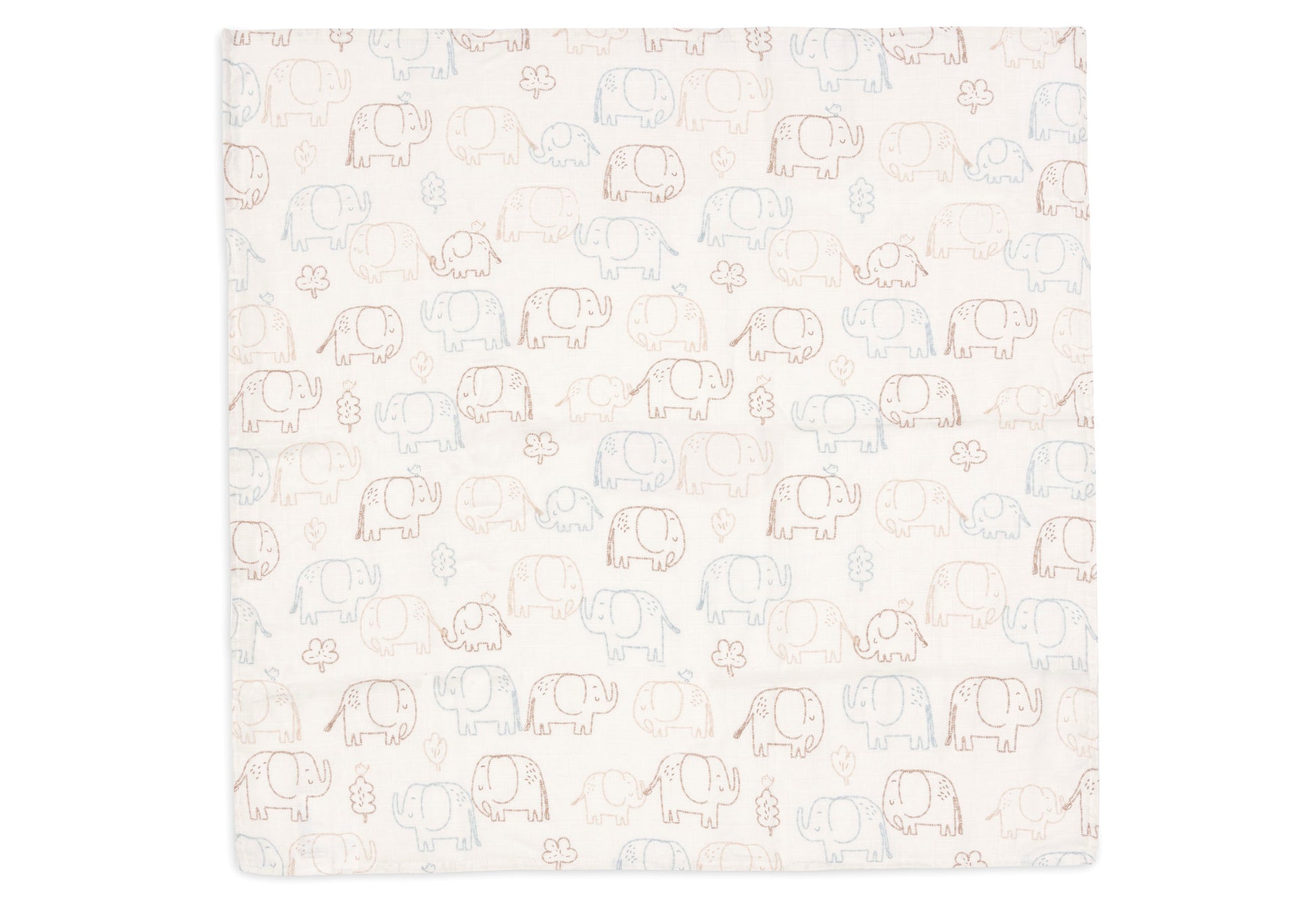 Jollein Jollein - Swaddle Muslin - Elephant Tales - 2 pack - Pearls & Swines