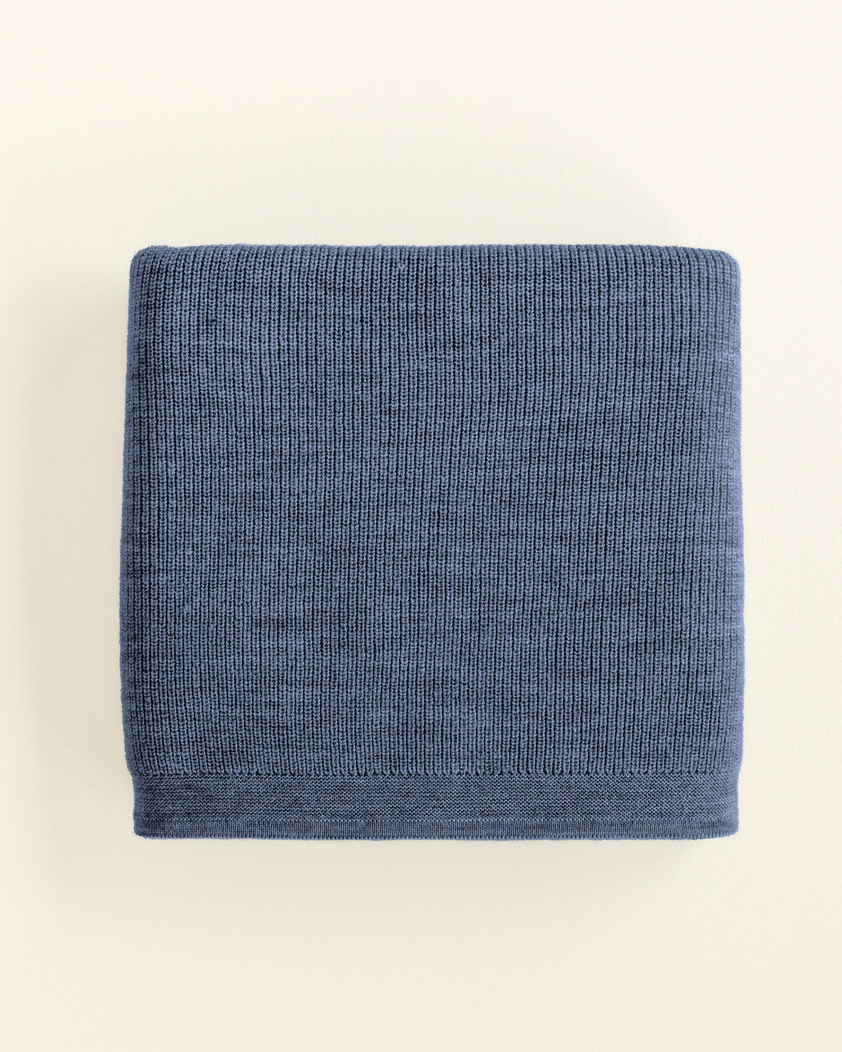Hvid - Blanket Felix - Denim