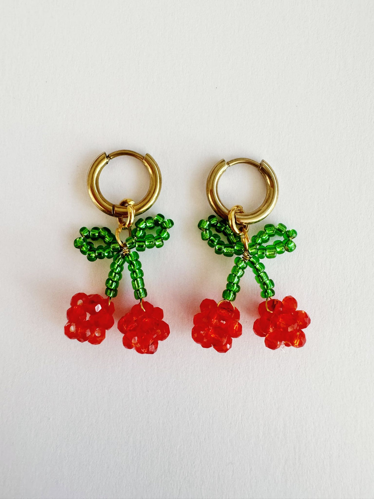 Bymelo Bymelo - Earrings - Cherry - Pearls & Swines